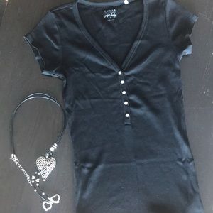 Black t-shirt from Guess